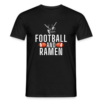 Ramen Lover - Men's T-Shirt - black - Front - AI Model Male 178 light (178cm)