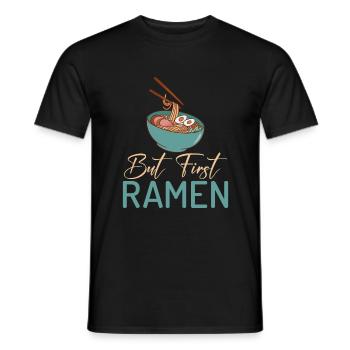 Ramen Lover - Men's T-Shirt - black - Front - AI Model Male 178 light (178cm)