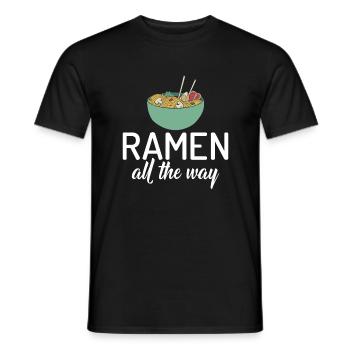 Ramen Liebhaber - Männer T-Shirt - Schwarz - Vorne - AI Model Male 178 light (178cm)