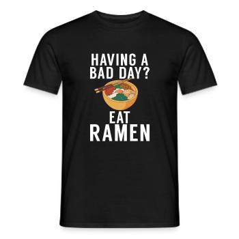 Ramen Lover - Men's T-Shirt - black - Front - AI Model Male 178 light (178cm)