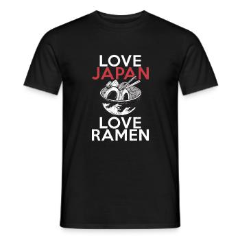 Ramen Lover - Men's T-Shirt - black - Front - AI Model Male 178 light (178cm)