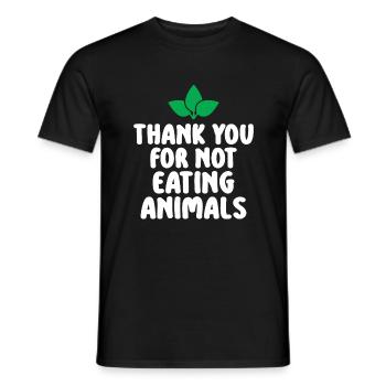 Veggie Lover Vegan Gift - Men's T-Shirt - black - Front - AI Model Male 178 light (178cm)