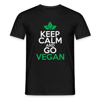 Veggie Lover Vegan Gift - Men's T-Shirt - black - Front - AI Model Male 178 light (178cm)