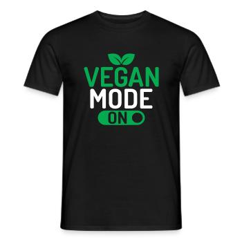 Veggie Lover Vegan Gift - Men's T-Shirt - black - Front - AI Model Male 178 light (178cm)