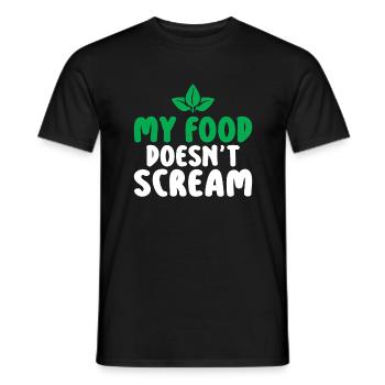 Veggie Lover Vegan Gift - Men's T-Shirt - black - Front - AI Model Male 178 light (178cm)