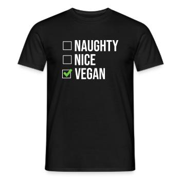 Veggie Lover Vegan Gift - Men's T-Shirt - black - Front - AI Model Male 178 light (178cm)
