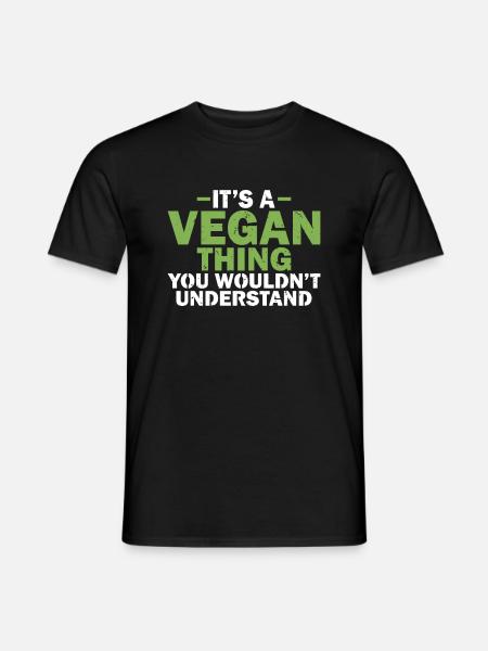 Veggie Lover Vegan Gift - Men's T-Shirt - black