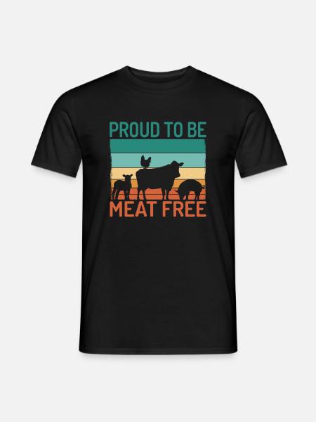 Veggie Lover Vegan Gift - Men's T-Shirt - black