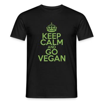 Veggie Lover Vegan Gift - Men's T-Shirt - black - Front - AI Model Male 178 light (178cm)