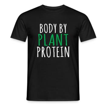 Veggie Lover Vegan Gift - Men's T-Shirt - black - Front - AI Model Male 178 light (178cm)