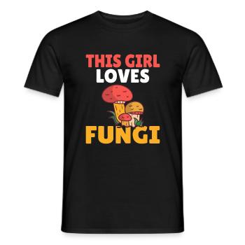 Fungi Hunter Mushroom Hunter Cadeaux - T-shirt homme - noir - Devant - AI Model Male 178 light (178cm)