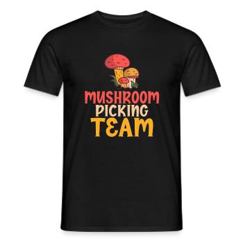 Fungi Hunter Mushroom Hunter Cadeaux - T-shirt homme - noir - Devant - AI Model Male 178 light (178cm)