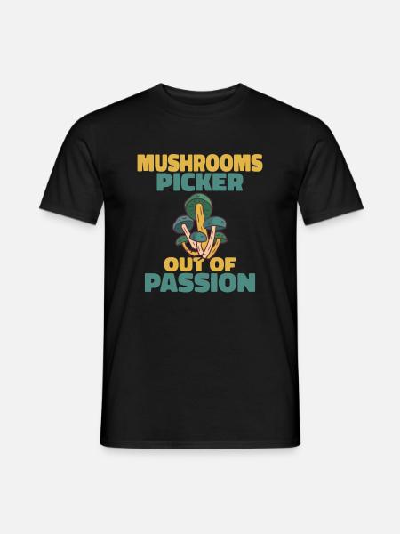 Fungi Hunter Mushroom Hunter Cadeaux - T-shirt homme - noir