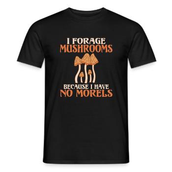 Fungi Hunter Mushroom Hunter Cadeaux - T-shirt homme - noir - Devant - AI Model Male 178 light (178cm)