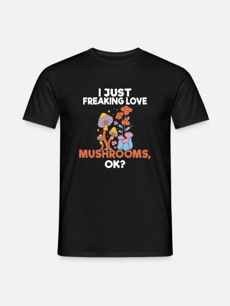 Fungi Hunter Mushroom Hunter Gifts - Men's T-Shirt - black