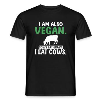 BBQ Grill Beef Meat Lovers Gifts - Men's T-Shirt - black - Front - AI Model Male 178 light (178cm)