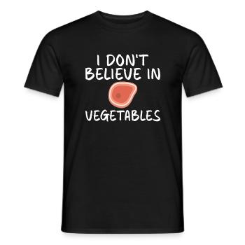 BBQ Grill Rindfleisch Liebhaber Geschenke - Männer T-Shirt - Schwarz - Vorne - AI Model Male 178 light (178cm)