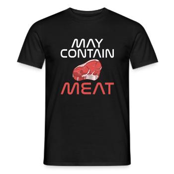 BBQ Grill Rindfleisch Liebhaber Geschenke - Männer T-Shirt - Schwarz - Vorne - AI Model Male 178 light (178cm)