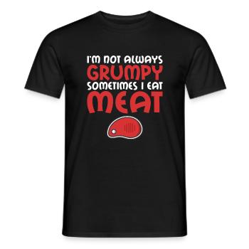 BBQ Grill Boeuf Viande Amoureux Cadeaux - T-shirt homme - noir - Devant - AI Model Male 178 light (178cm)