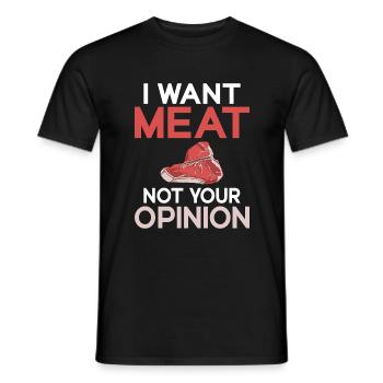 BBQ Grill Rindfleisch Liebhaber Geschenke - Männer T-Shirt - Schwarz - Vorne - AI Model Male 178 light (178cm)