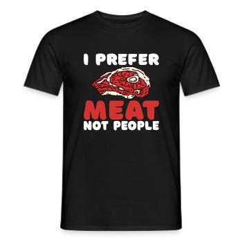 BBQ Grill Rindfleisch Liebhaber Geschenke - Männer T-Shirt - Schwarz - Vorne - AI Model Male 178 light (178cm)