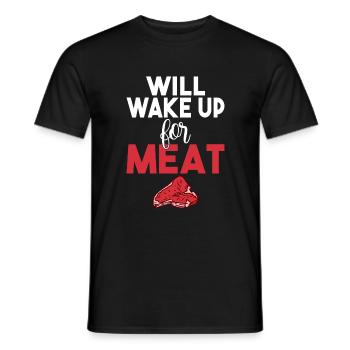 BBQ Grill Rindfleisch Liebhaber Geschenke - Männer T-Shirt - Schwarz - Vorne - AI Model Male 178 light (178cm)