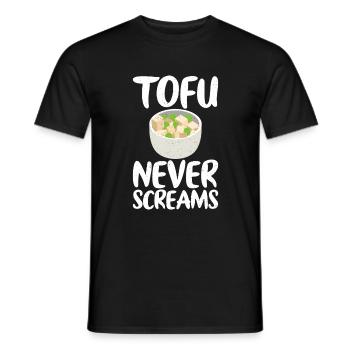 Vegetable Lover Vegetarian Gifts - Men's T-Shirt - black - Front - AI Model Male 178 light (178cm)