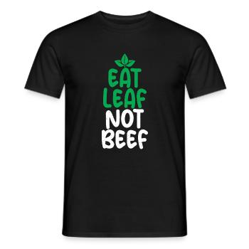 Vegetable Lover Vegetarian Gifts - Men's T-Shirt - black - Front - AI Model Male 178 light (178cm)