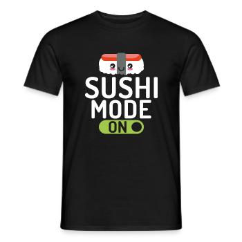 Cadeau pour les amateurs de sushis de cuisine japonaise - T-shirt homme - noir - Devant - AI Model Male 178 light (178cm)