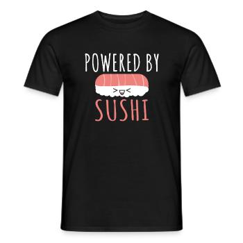 Cadeau pour les amateurs de sushis de cuisine japonaise - T-shirt homme - noir - Devant - AI Model Male 178 light (178cm)