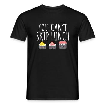Cadeau pour les amateurs de sushis de cuisine japonaise - T-shirt homme - noir - Devant - AI Model Male 178 light (178cm)