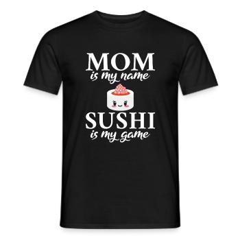 Cadeau pour les amateurs de sushis de cuisine japonaise - T-shirt homme - noir - Devant - AI Model Male 178 light (178cm)