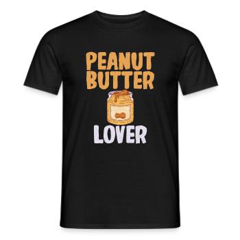 Erdnussbutter Liebhaber Geschenk - Männer T-Shirt - Schwarz - Vorne - AI Model Male 178 light (178cm)
