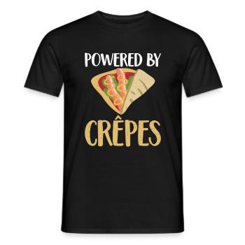 Crepe Gifts for Crepe Lover - Men's T-Shirt - black - Front - AI Model Male 178 light (178cm)