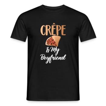 Crepe Gifts for Crepe Lover - Men's T-Shirt - black - Front - AI Model Male 178 light (178cm)