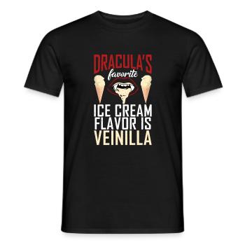 Cadeaux pour amateurs de crème glacée - T-shirt homme - noir - Devant - AI Model Male 178 light (178cm)