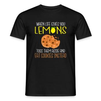 Keksliebhaber Geschenke - Männer T-Shirt - Schwarz - Vorne - AI Model Male 178 light (178cm)