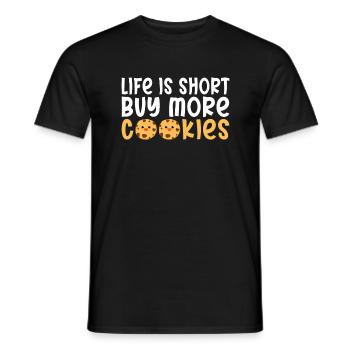 Cookie Lover Gifts - Men's T-Shirt - black - Front - AI Model Male 178 light (178cm)