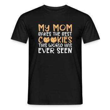 Cadeaux Cookie Lover - T-shirt homme - noir - Devant - AI Model Male 178 light (178cm)