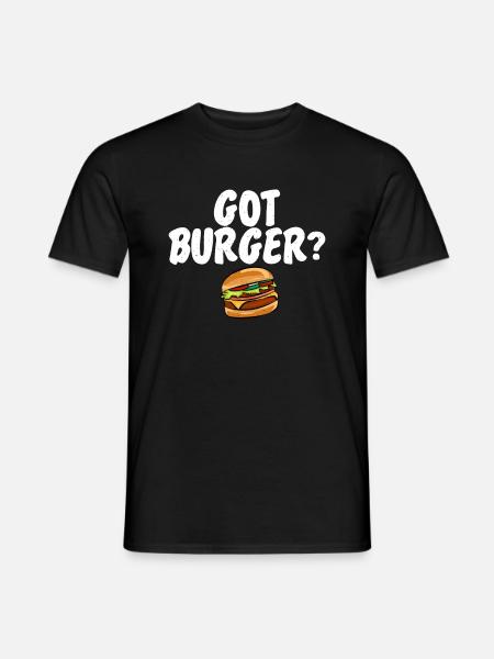 Burger Lover Gift - Men's T-Shirt - black