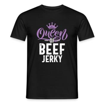 Beef Jerky Gift Beef Jerky Lover - T-shirt homme - noir - Devant - AI Model Male 178 light (178cm)