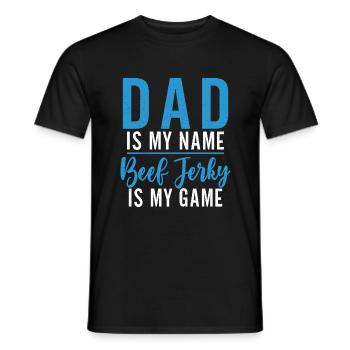 Beef Jerky Gift Beef Jerky Lover - T-shirt homme - noir - Devant - AI Model Male 178 light (178cm)