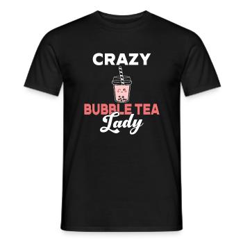 Bubble Tea Lover Cadeau - T-shirt homme - noir - Devant - AI Model Male 178 light (178cm)
