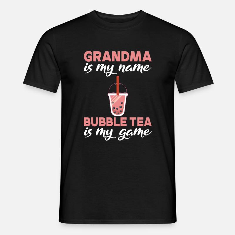 Bubble Tea Lover Geschenk - Männer T-Shirt - Schwarz