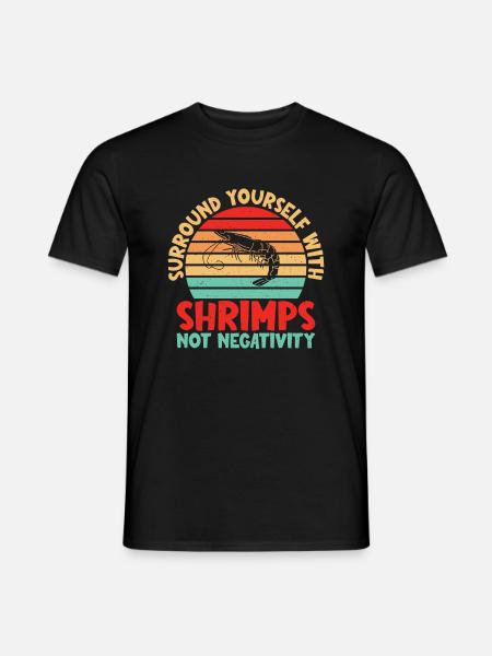 Shrimp Lover Gift - Men's T-Shirt - black