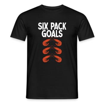 Shrimp Lover Gift - Men's T-Shirt - black - Front - AI Model Male 178 light (178cm)