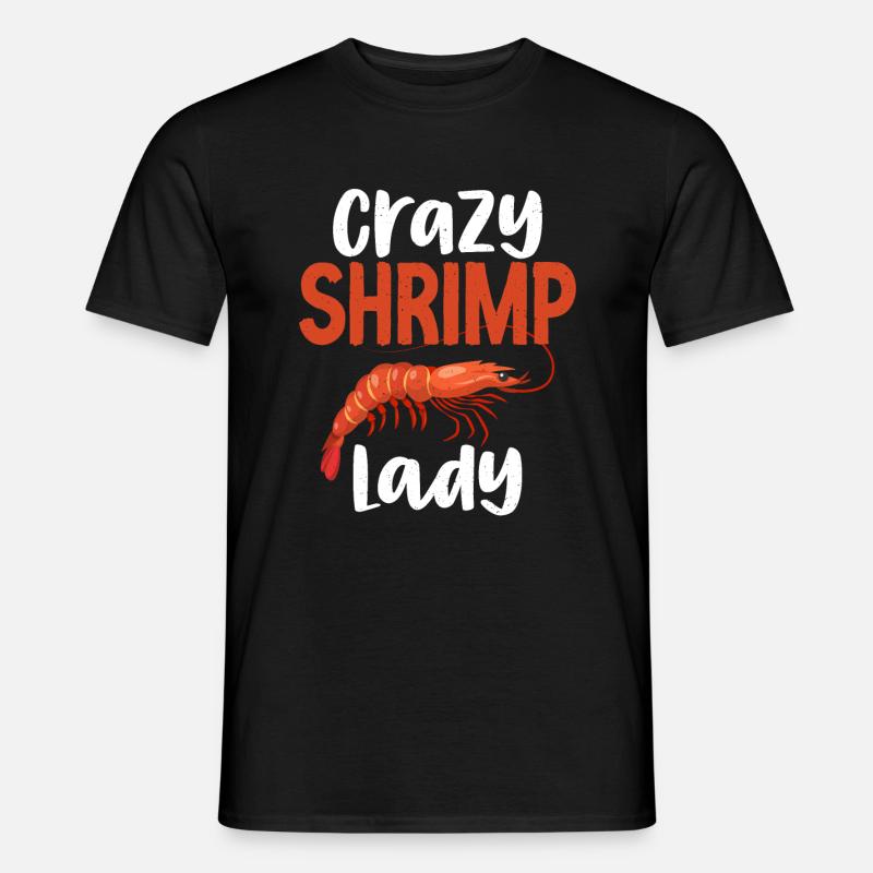 Shrimp Lover Gift - Men's T-Shirt - black