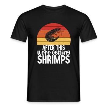 Garnelenliebhaber Geschenk - Männer T-Shirt - Schwarz - Vorne - AI Model Male 178 light (178cm)