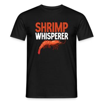 Shrimp Lover Gift - Men's T-Shirt - black - Front - AI Model Male 178 light (178cm)