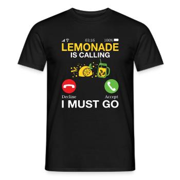 Limonade Geschenkideen - Männer T-Shirt - Schwarz - Vorne - AI Model Male 178 light (178cm)